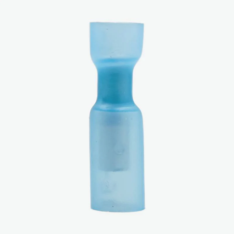 HFRD2-156 Fully Insulated Male Female Spade Bullet Wire Connector 1.5-2.5 sqmm (16-14 AWG) - Blue