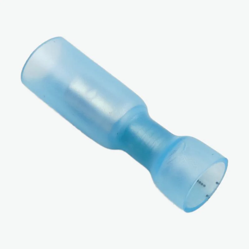 HFRD2-156 Fully Insulated Male Female Spade Bullet Wire Connector 1.5-2.5 sqmm (16-14 AWG) - Blue - Image 3