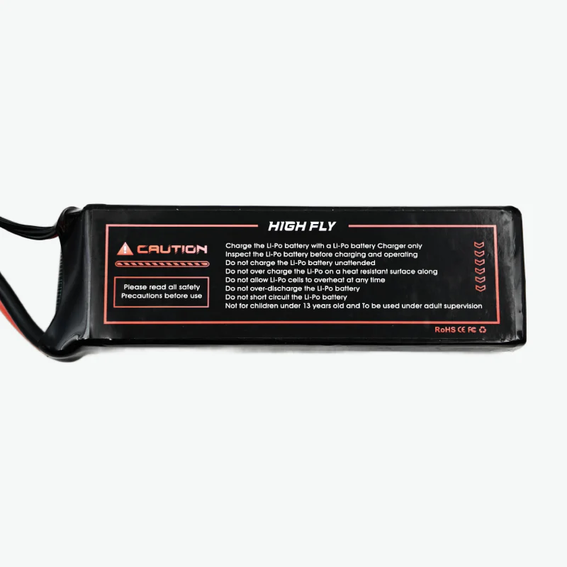 HIGH FLY 7.4V 1000mAh 2S 30C Lithium-Polymer Rechargeable Battery - Image 5