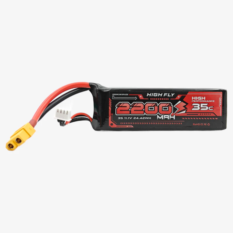 11.1V 2200mAh 3S 35C Lithium-Polymer Rechargeable Battery - Image 2