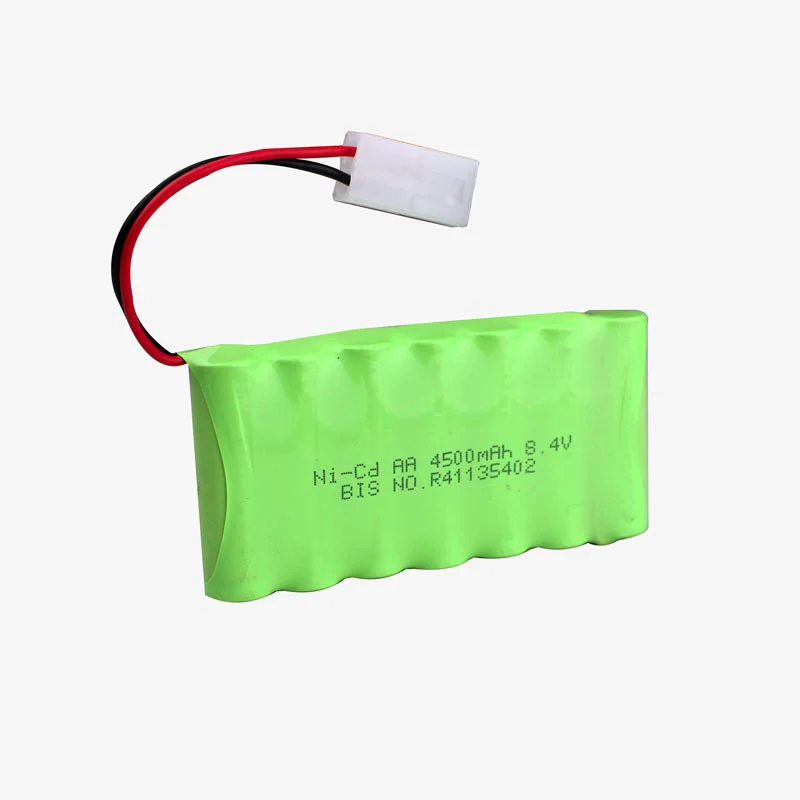 4500mAh 8.4v Ni-Cd AA Cell Battery Pack with 2-pin C20 Connector for Cordless Phone, Toys, Car, DIY Project Battery