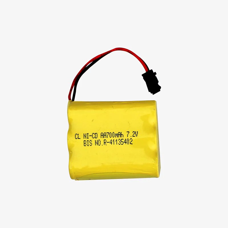 700mAh 7.2v Ni-Cd AA Cell Battery Pack with SM Connector for Cordless Phone, Toys, Car, DIY Project Battery - Image 2