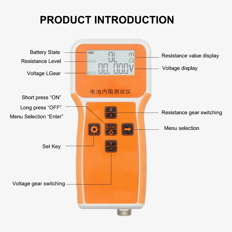 RC3563 IR Internal Resistance Detector High Precision Voltage Tester for Lithium Battery - Image 3