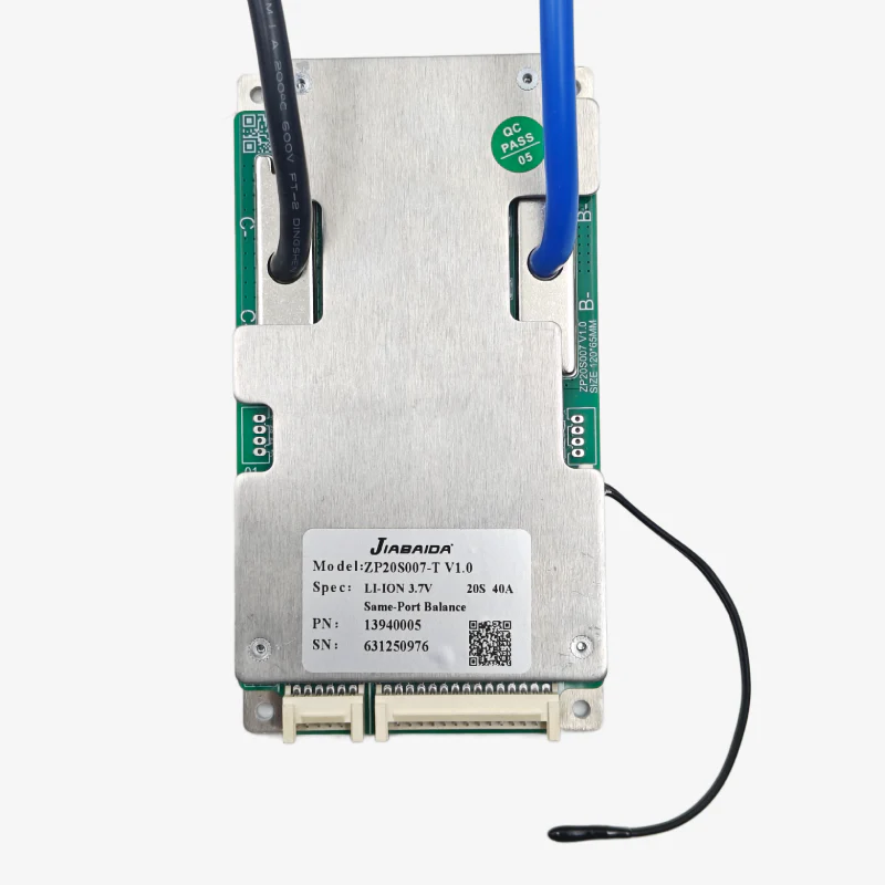 Jiabaida (JBD) Li-ion 20S 72V 40A Battery Management System - BMS Protection Board