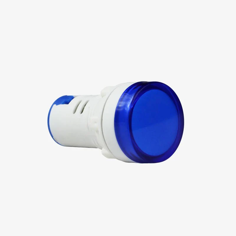 SIBASS AD22-22D/S LED Indicator Panel Mount - 12VDC 220AC BLUE