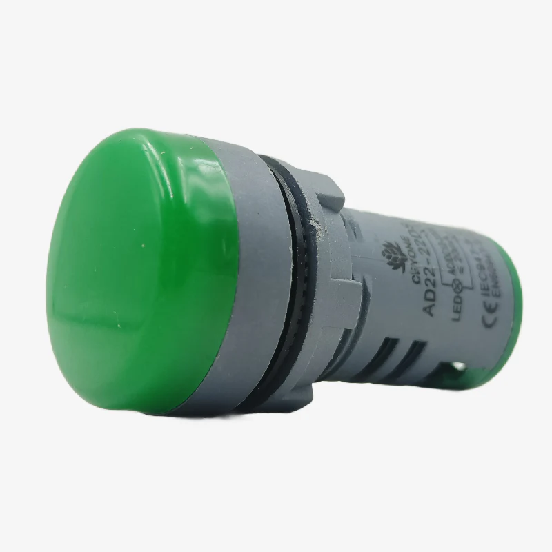 SIBASS SE-AS22-7S LED Indicator Panel Mount - 12VDC 220AC Green - Image 2