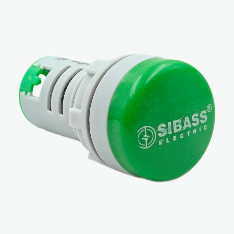 SIBASS SE-AS22-7S LED Indicator Panel Mount - 12VDC 220AC Green - Image 4