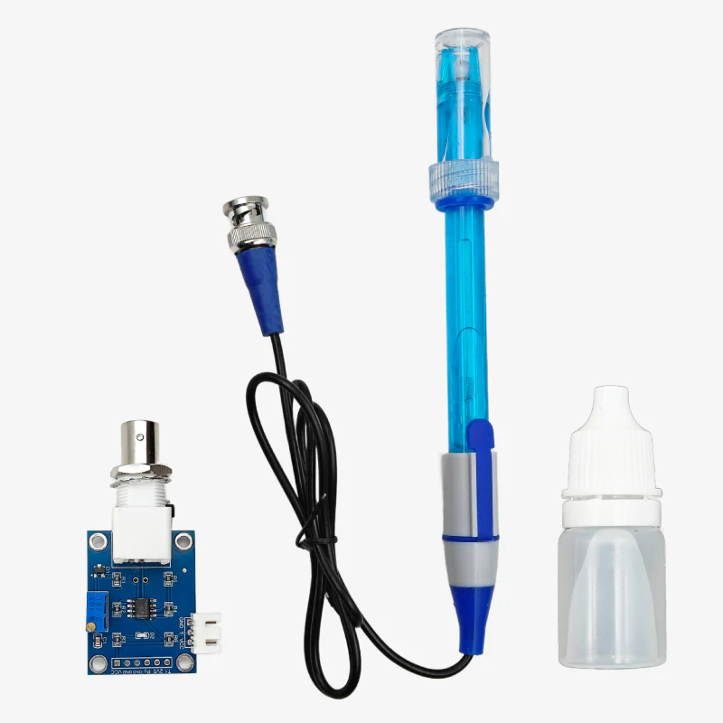Liquid pH 0-14 Value Detection Sensor Module with pH Electrode Probe (BNC) - pH Sensor Module - Image 2