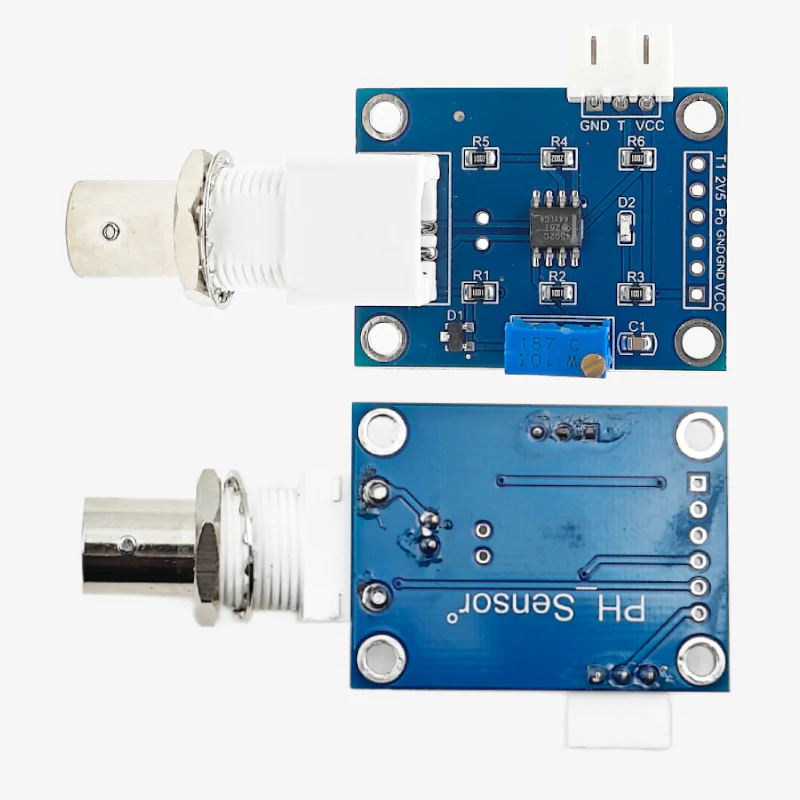 Liquid pH 0-14 Value Detection Sensor Module with pH Electrode Probe (BNC) - pH Sensor Module - Image 4