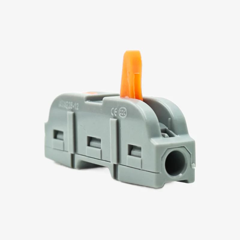 LT-211 (SPL-1) 0.08–2.5mm Single Pole Wire Connector Terminal Block with Spring Lock Lever for Cable Connection - Image 3