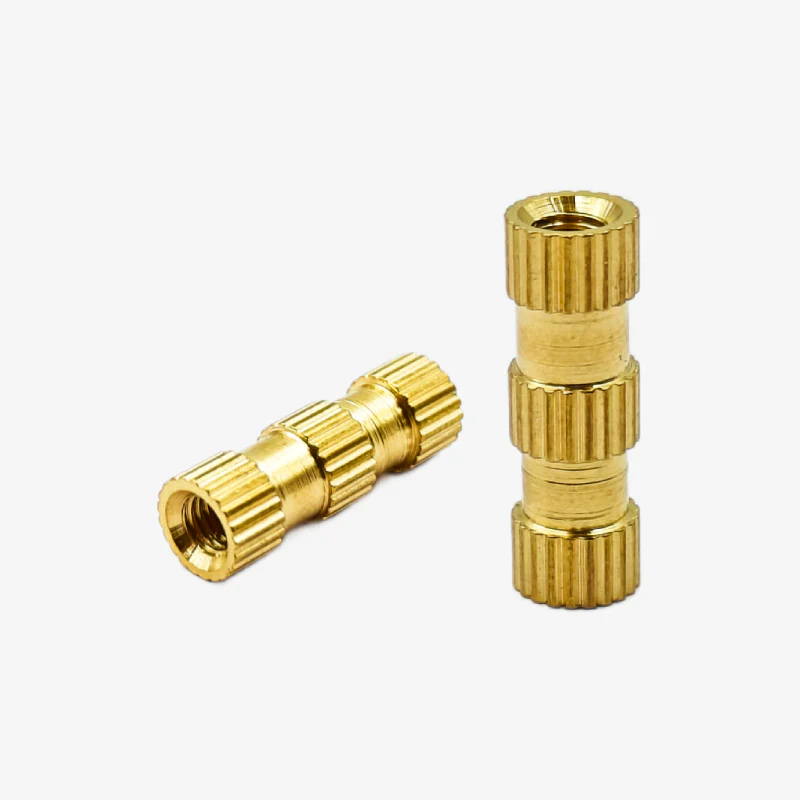 M3x15x5mm Brass Heat Set Threaded Round Insert Nut - 10 Pcs