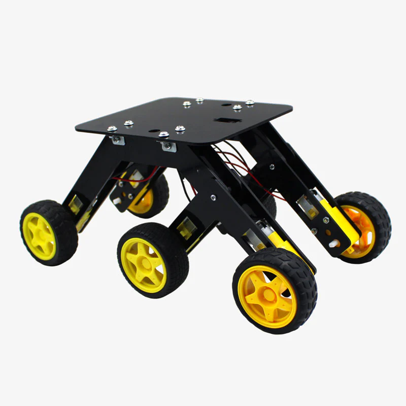 Mars Rover Robot DIY Kit with Acrylic Parts, Nuts and Bolts - 6WD Car for Robotics - Image 3