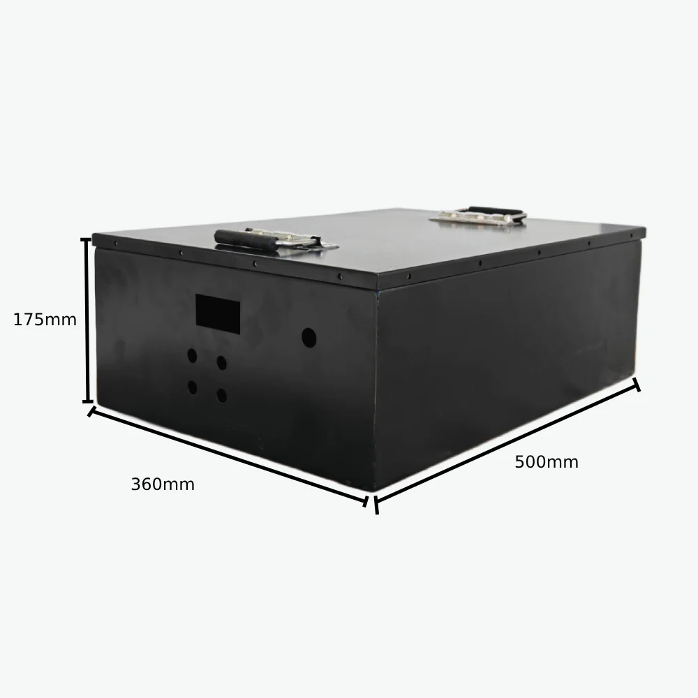 Metal Battery Box For Lithium Battery Pack - (360x500x175mm) - Image 5