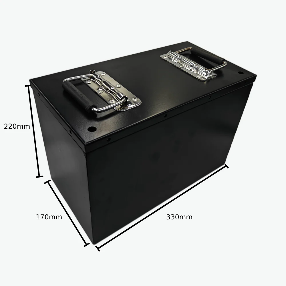 Metal Battery Box For Lithium Battery Pack - (330x172x220mm) - Image 3