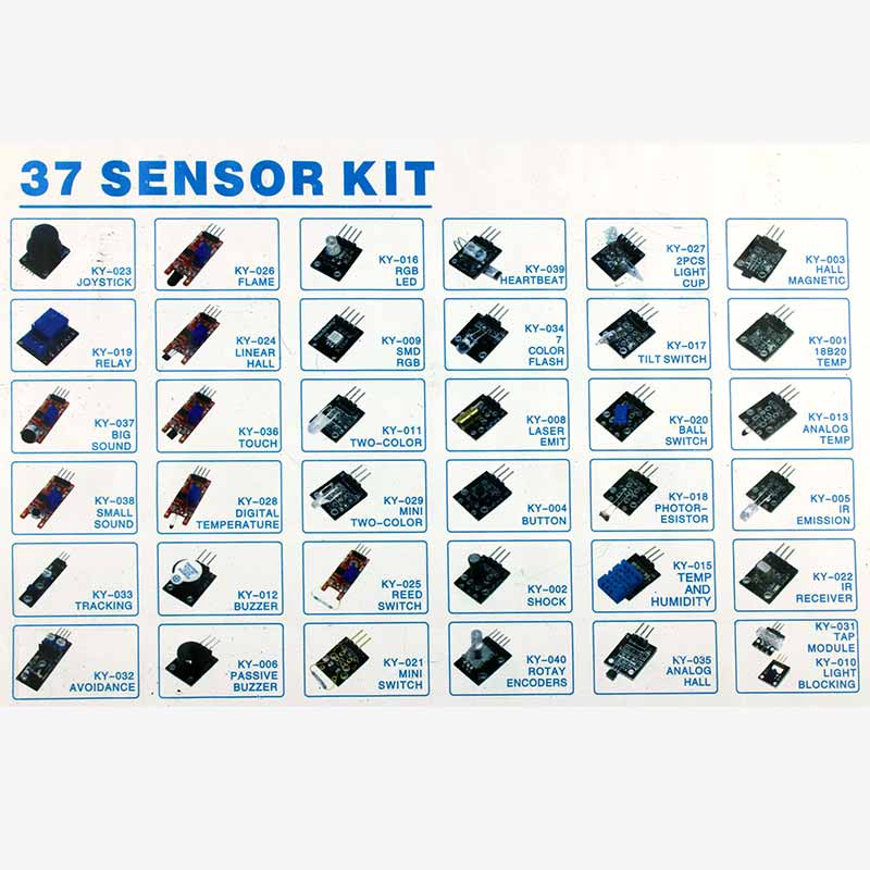 37 in 1 Sensor Kit - 37 Sensors for Arduino - Image 2