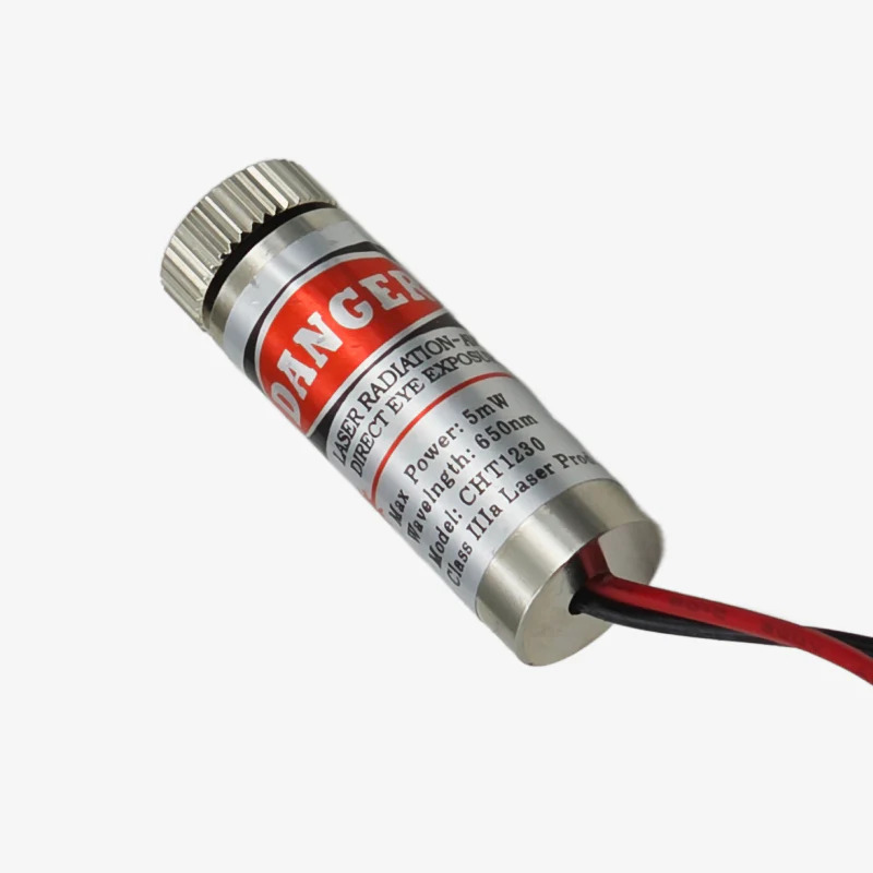 CHT1230 12mm 5mW Point Laser Module with Adjustable Spot Size – Red - Image 5