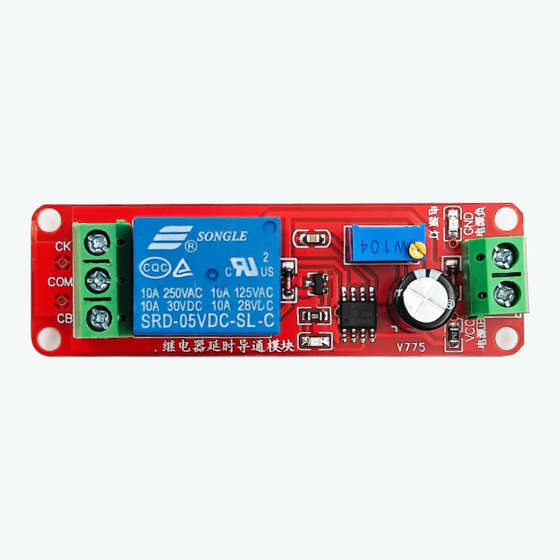 NE555 Delay Timer Switch Adjustable 0-10s 5V Relay Module - Image 2