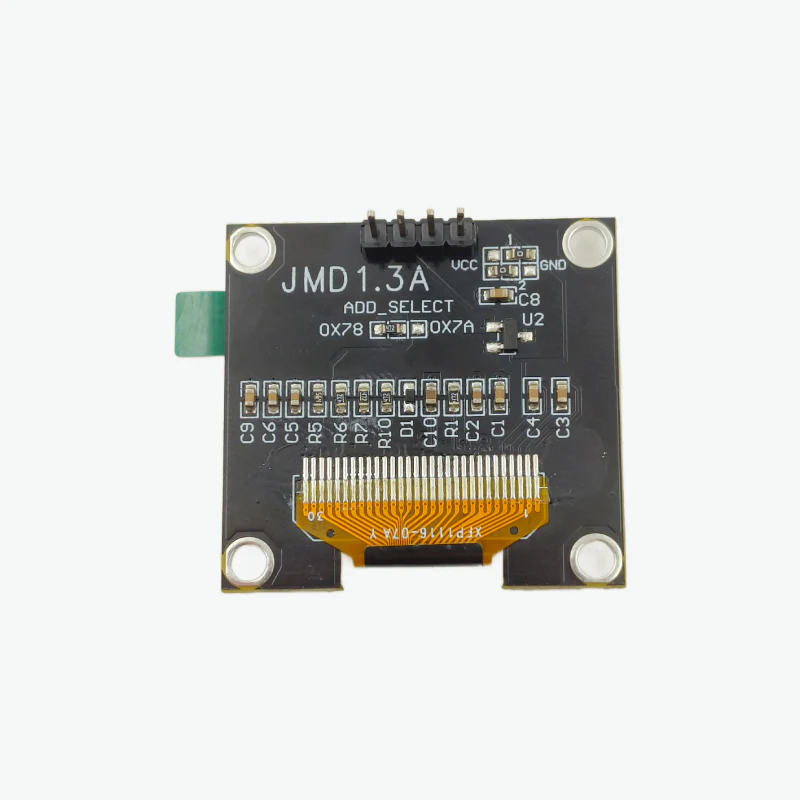 OLED Display 1.3 Inch I2C Interface / 4 Pin Blue SH1106 - Image 4