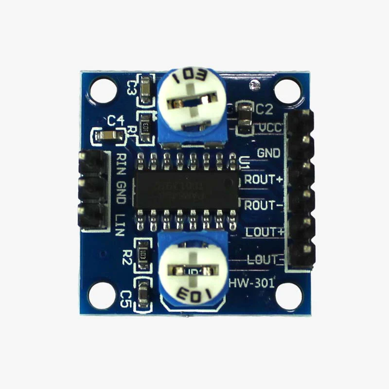 PAM8406 Class -D Audio Amplifier Module With Volume Control Potentiometer