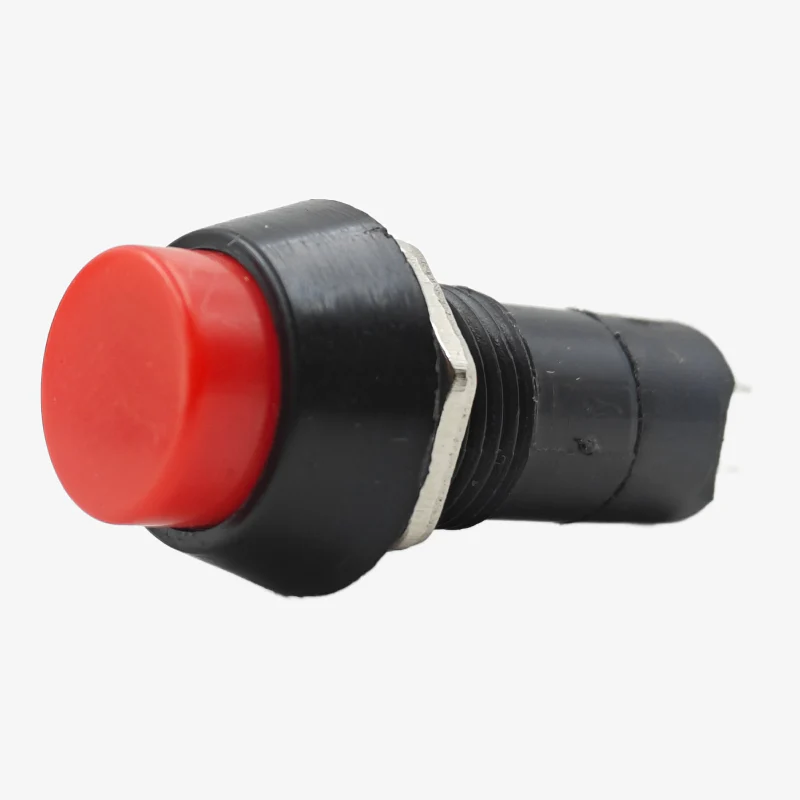 Red 12mm Round Push Button Self Locking/ Latching Switch - Non Momentary - Image 4