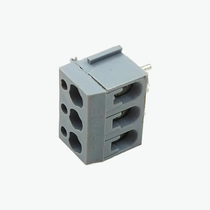 3 Pin PCB Mount Terminal Block Connector - 5mm Pitch - Image 2