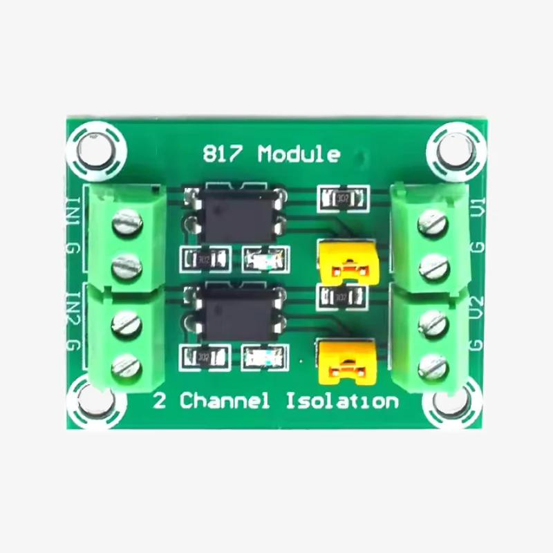 PC817 2-Channel Optocoupler Isolation Module - Image 2