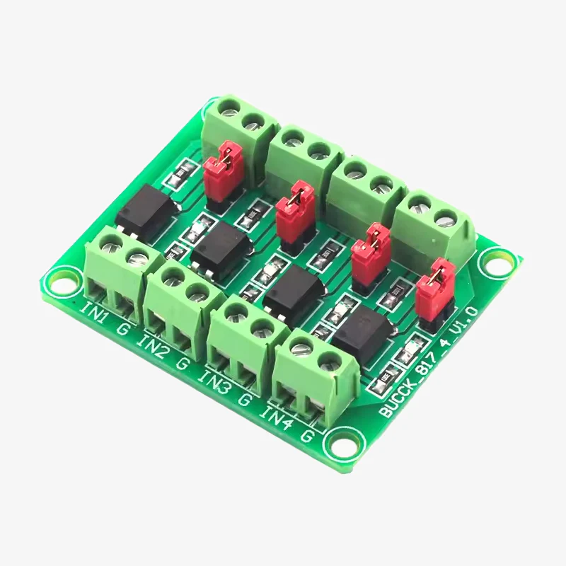 PC817 4-Channel Optocoupler Isolation Module - Image 4