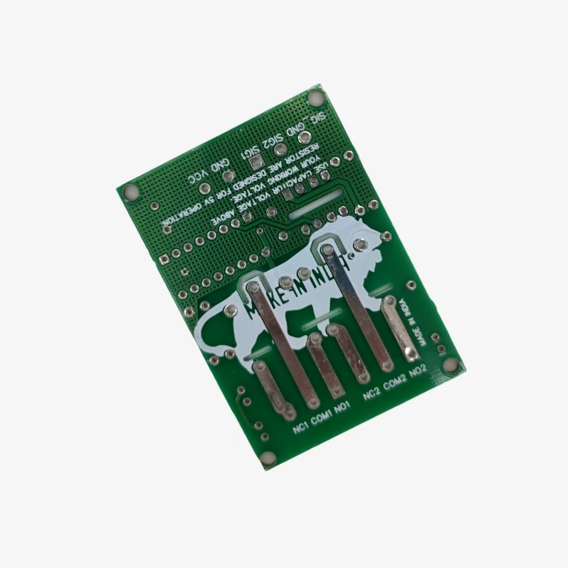 PCB for 2-Channel Relay Module with Optocoupler Input - Image 2