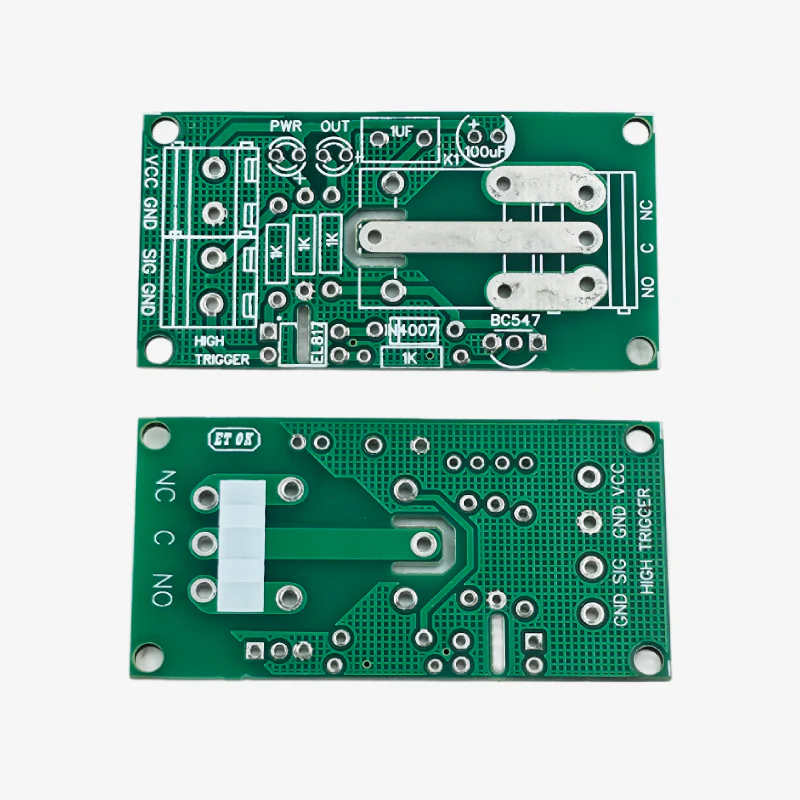 5V Relay Module with Optocoupler - Unsoldered Kit with PCB - Image 4