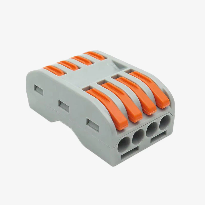 PCT-224 (SPL-4) Quick Connection Terminal 4 Pole Wire Connector with Spring Lock Lever - 450V, 32A - Image 2