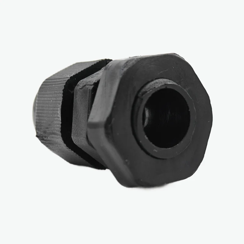 PG7 Cable Gland Connector (DIA-12mm)- Plastic Nylon Waterproof IP68 Wire Enclosures-Black - Image 3