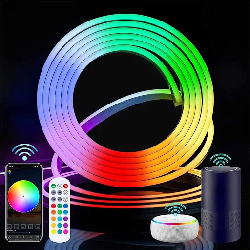 SMD3535RGB Neon Flexible Strip Light WS2811 12V DC Waterproof LED light for Decoration- 5 Meter - Image 4