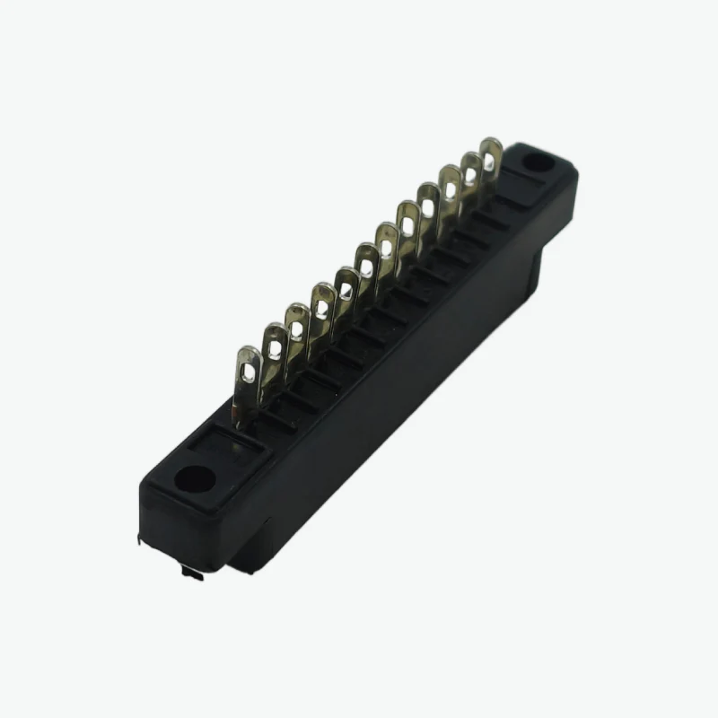 12 Contact Card Edge Connector (Black) - 3.96mm Pitch 5A 300V - Image 3