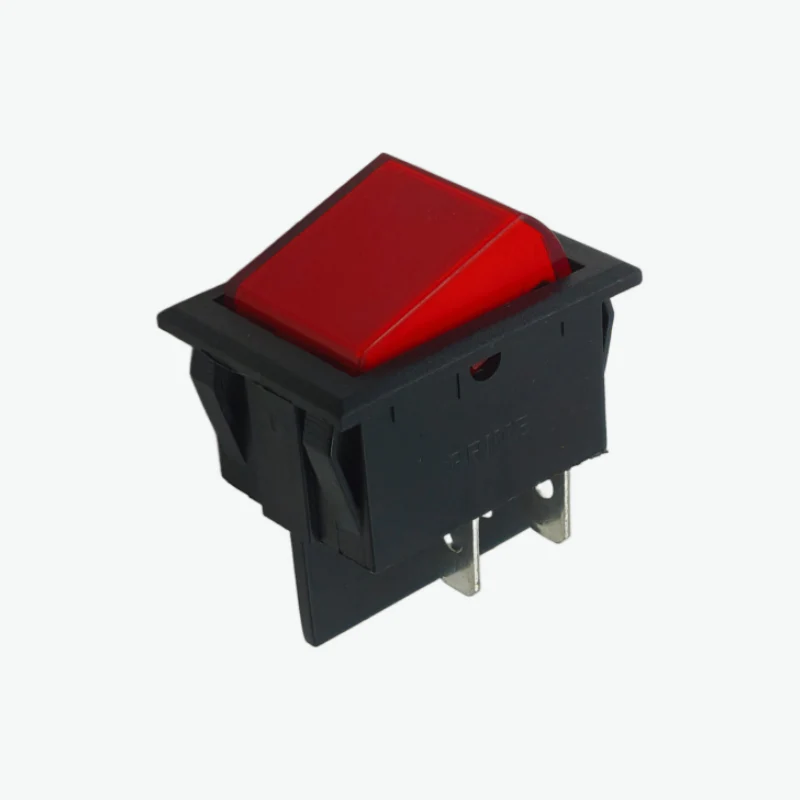 4 Pin DPST Rocker Switch - 6A 250V AC (Illuminated Option)