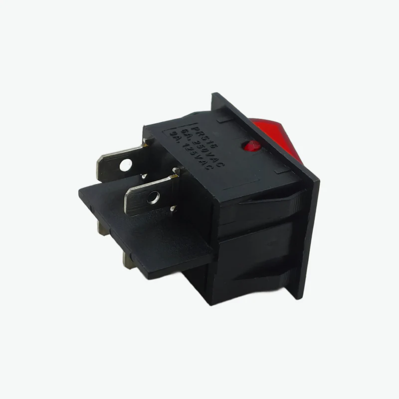 4 Pin DPST Rocker Switch - 6A 250V AC (Illuminated Option) - Image 3