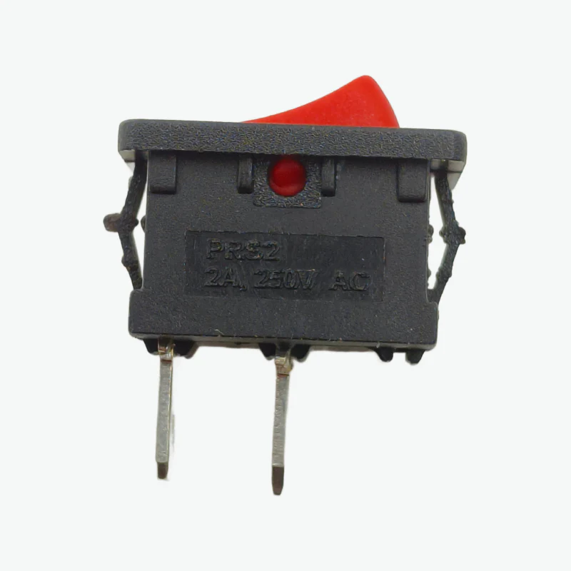 2 Pin SPST ON-OFF Mini Rocker Switch - 2A 250V with Arrow Indicator - Image 3
