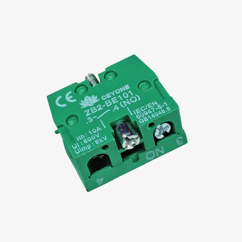 Ceyone ZB2-BE101 Green Push Button Contact Element For Elevator 22.5mm GREEN (NO) - Image 8