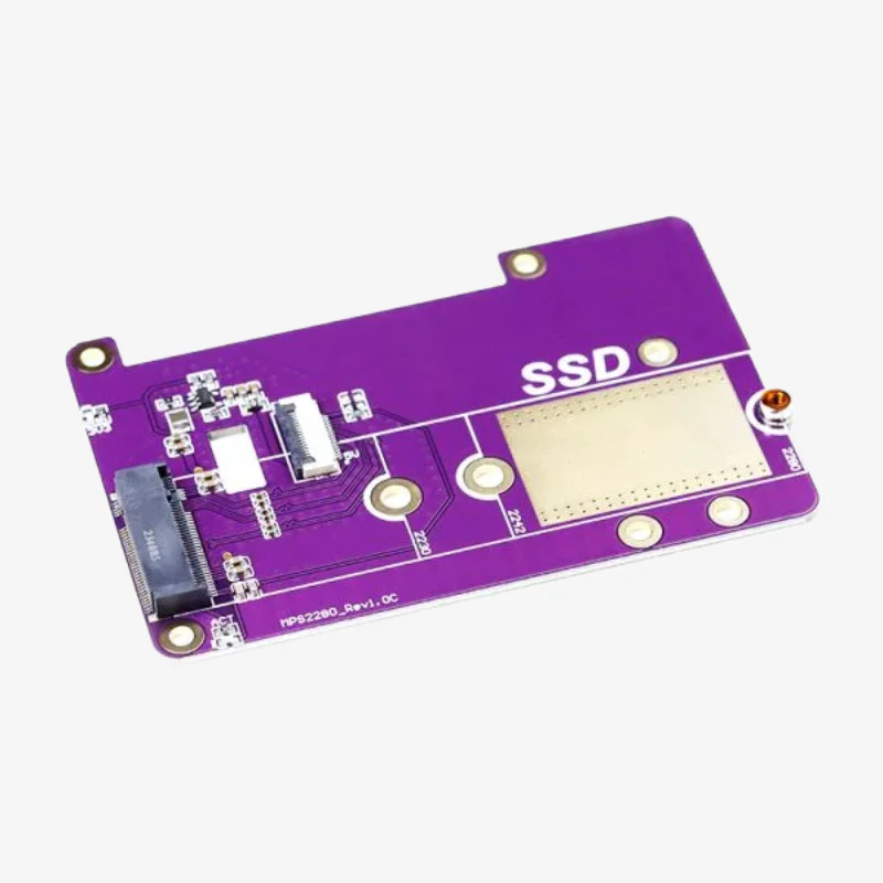 Elecrow Raspberry Pi 5 PCIe to M.2 NVMe SSD Expansion Board - Image 2