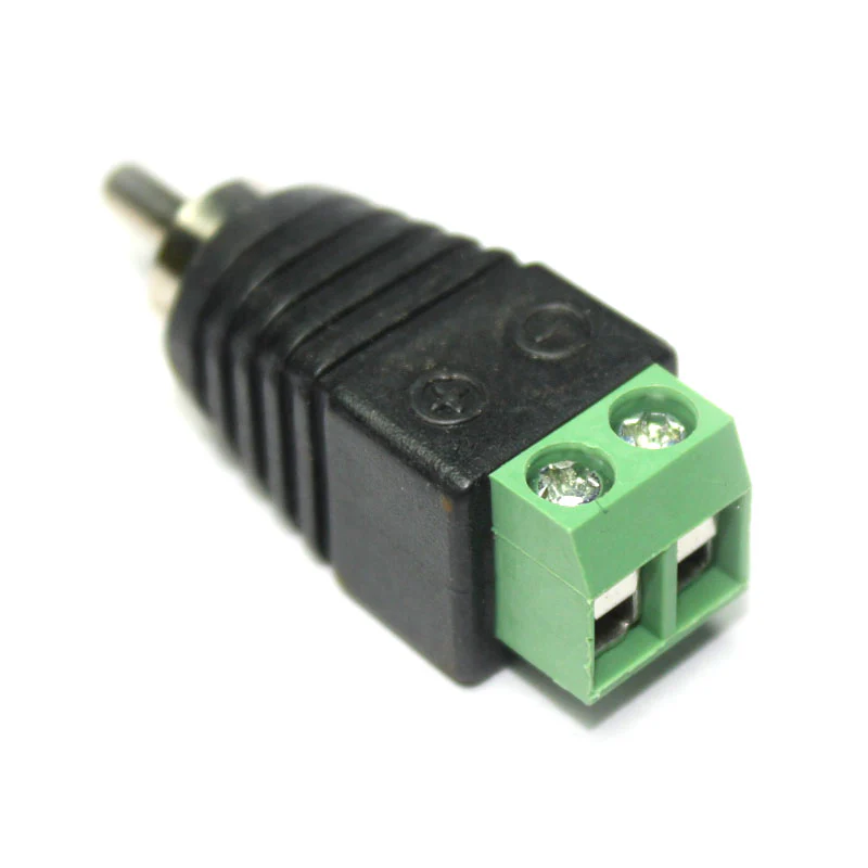 RCA Male Plug AV Adapter with Screw Terminal - Image 2
