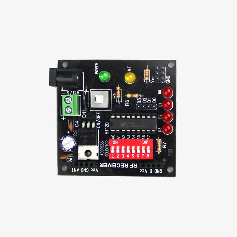 RF Transmitter and Receiver Module with Encoder and Decoder IC for 433Mhz Radio module - Image 2