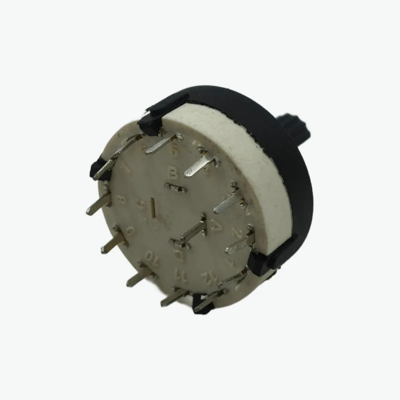 1 Pole 12 Way 26mm Rotary  Switch - 8mm Shaft - Image 2