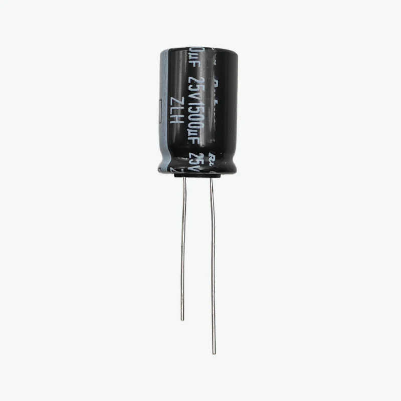 Rubycon 1500uF 25V Aluminum Radial Electrolytic Capacitor (25ZLH1500MEFC12.5X20) - Through Hole Package