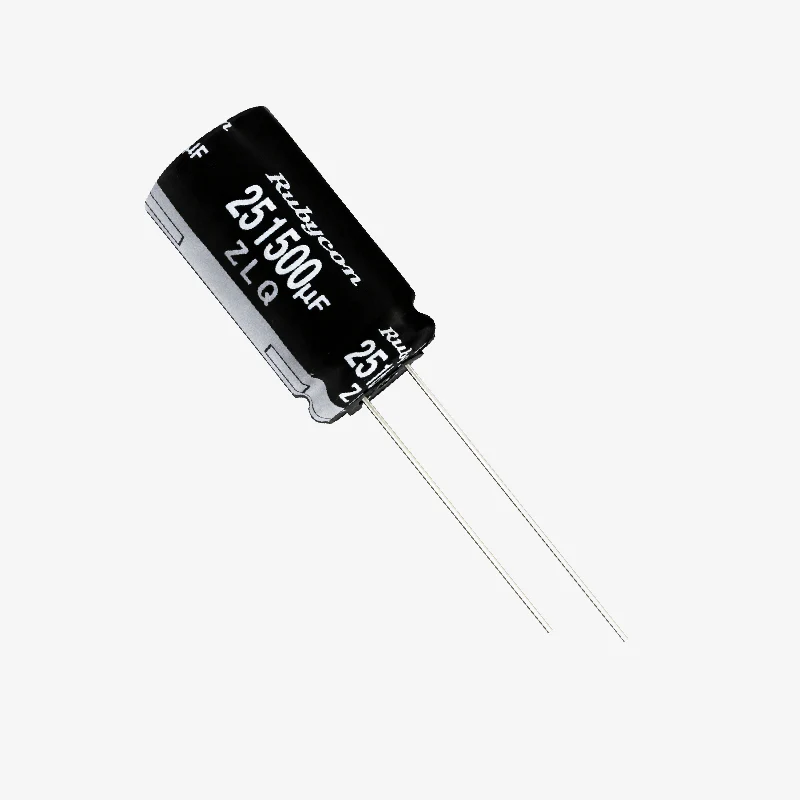 Rubycon 1500uF 25V Aluminum Radial Electrolytic Capacitor (25ZLH1500MEFC12.5X20) - Through Hole Package - Image 4