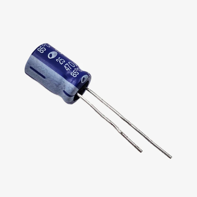 Samwha 470uF 25V 85 Degree Radial Electrolytic Capacitor - Through Hole - Image 2