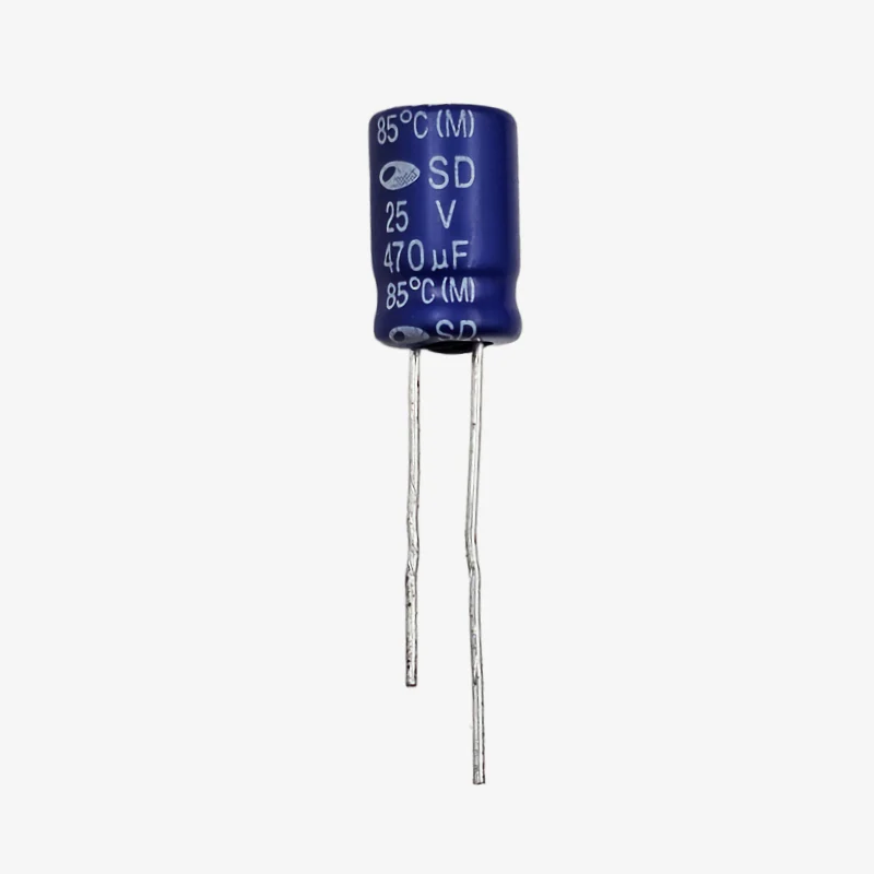 Samwha 470uF 25V 85 Degree Radial Electrolytic Capacitor - Through Hole - Image 3