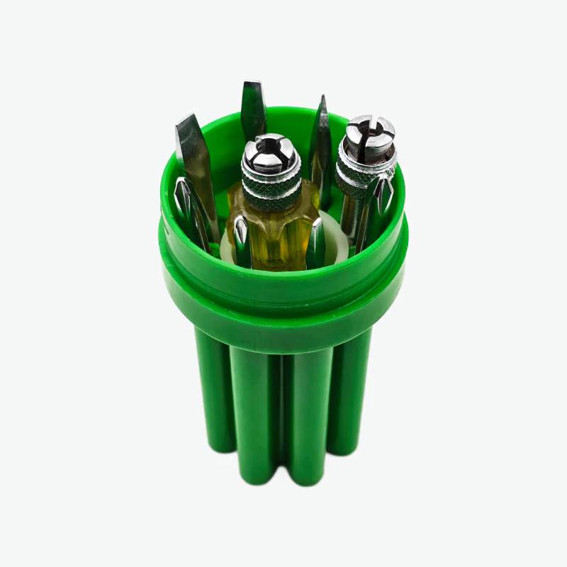 Screwdriver Set with Built-in Neon Bulb (Pack of 8)