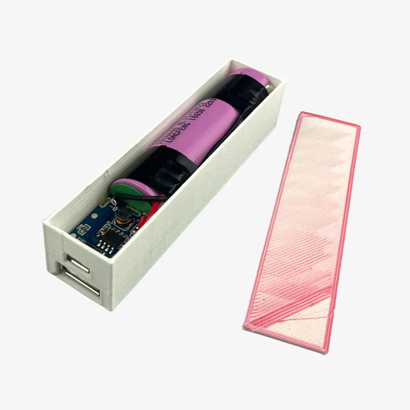 Single USB PowerBank Case - 3D Printed Parts - Image 2