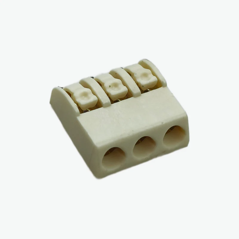 3 Terminal SMD PCB Terminal Block (Push-in CAGE CLAMP Type) - 4.00mm Pitch