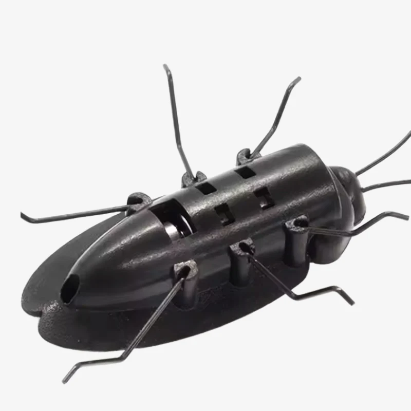 Solar-Powered Vibrating Black Cockroach Bug - Image 3