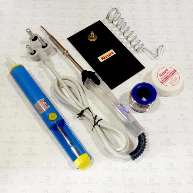 Soldering Kit (Soldering Iron with Stand, Flux, lead & Desolder pump) - Image 4